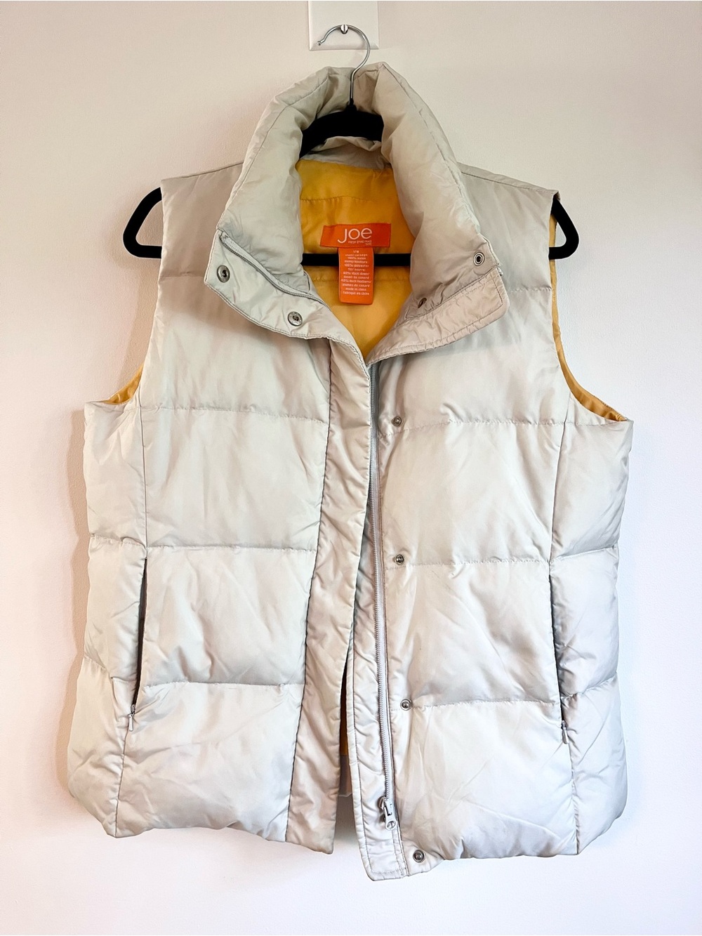 Cream Puffer Vest